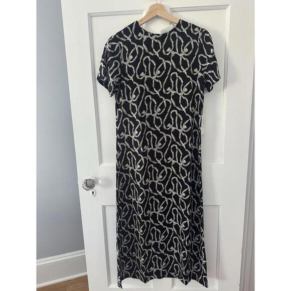 Tuckernuck Hyacinth House Rowan Bow Midi Dress  NWT Extra Small XS Sold Out - Picture 2 of 5
